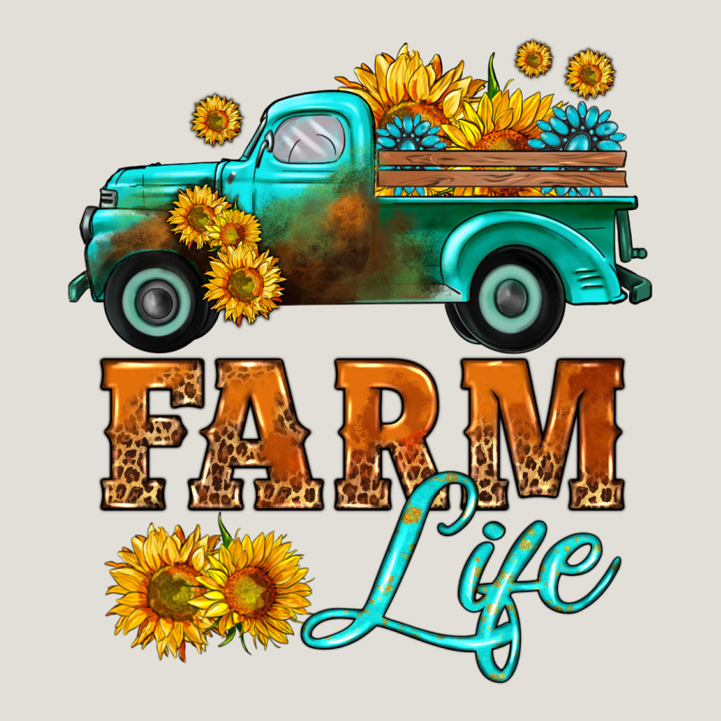 Farm Truck  Farm Life With Sunflower Heavy Core Tee by HRA Design Shop | Teevron