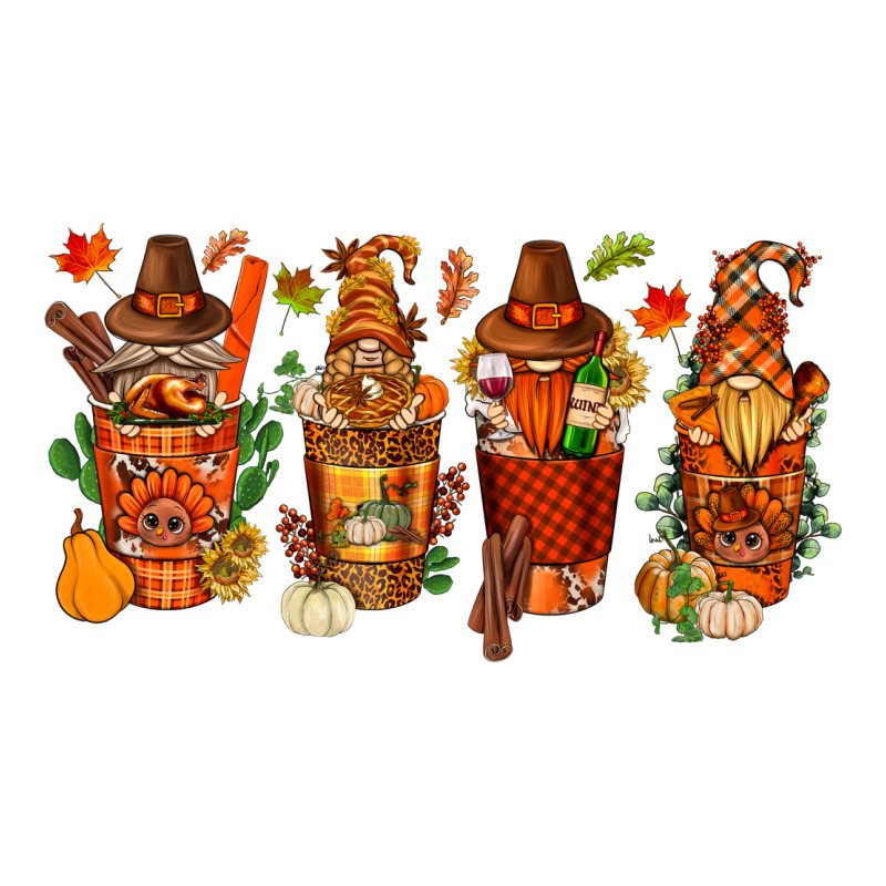 Thanksgiving Coffee Cups With Gnomes Bbs Premium Tee by BundleAndBundleShop | Teevron