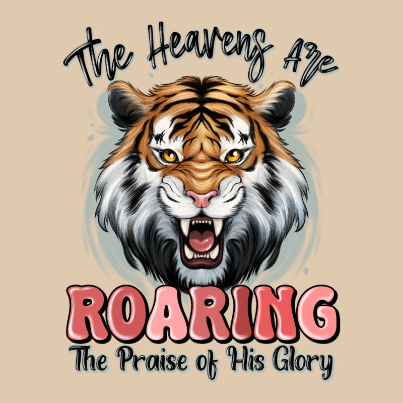 The Heavens Are Roaring Tiger Heavyweight Sweatshirt by MaliasSmallBusiness | Teevron
