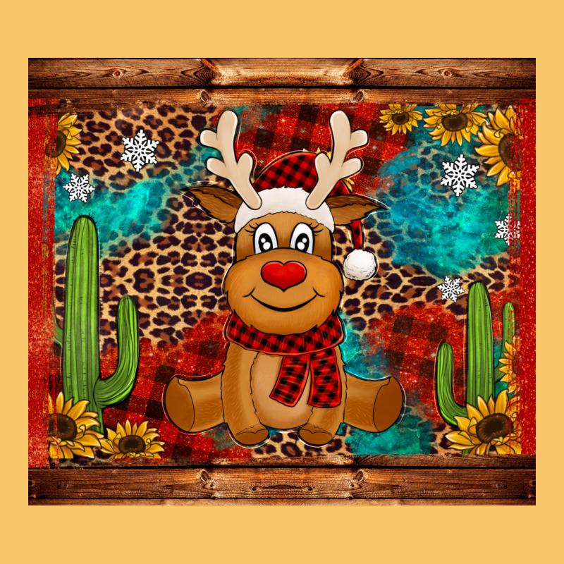 Western Christmas Reindeer Vintage Hoodie by Jasminsmagicworld | Teevron