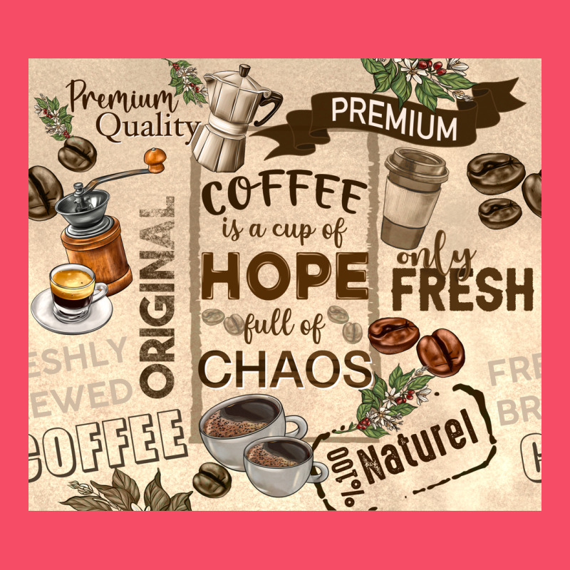 Coffee Is A Cup Of Hope Premium Sweatshirt by TumblerDesignByShophia | Teevron