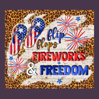 Flip Flops Fireworks & Freedom 4th Of July Heavyweight Hoodie | Teevron
