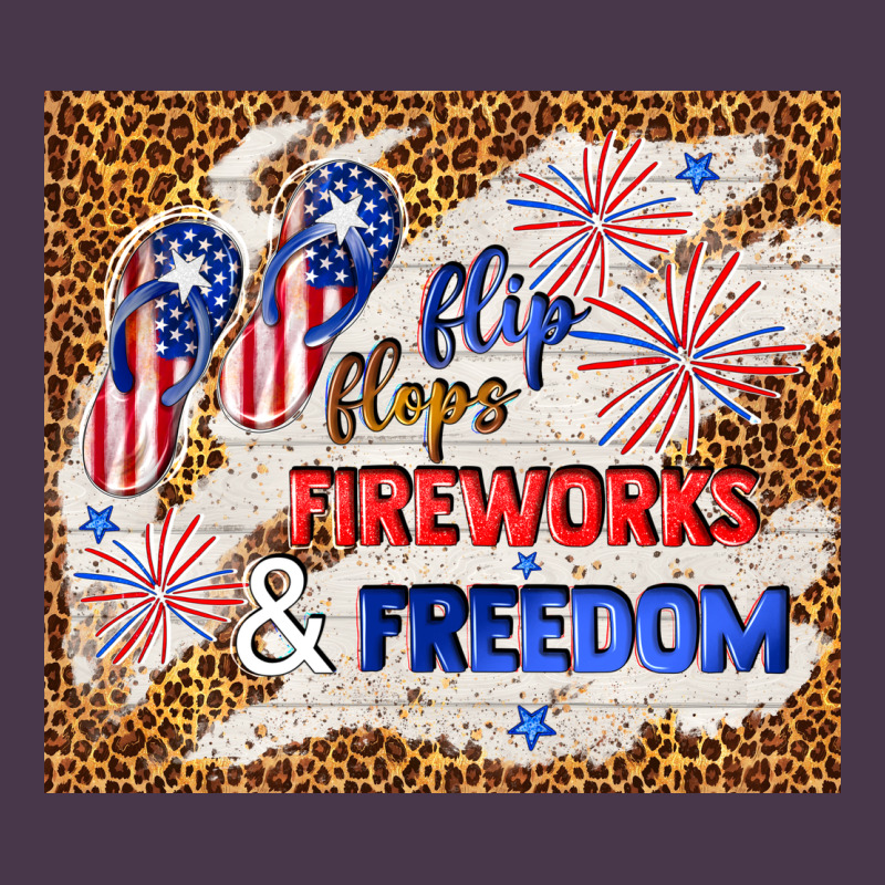 Flip Flops Fireworks & Freedom 4th Of July Heavyweight Hoodie by TumblerDesignByShophia | Teevron