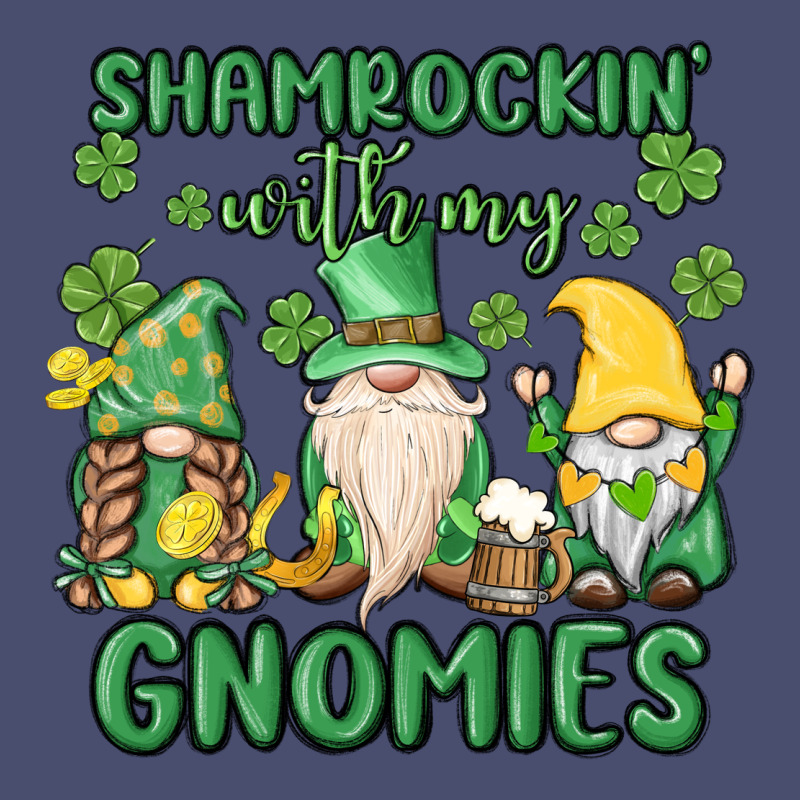 Shamrock With My Gnomies Vintage Tee by MaliasSmallBusiness | Teevron