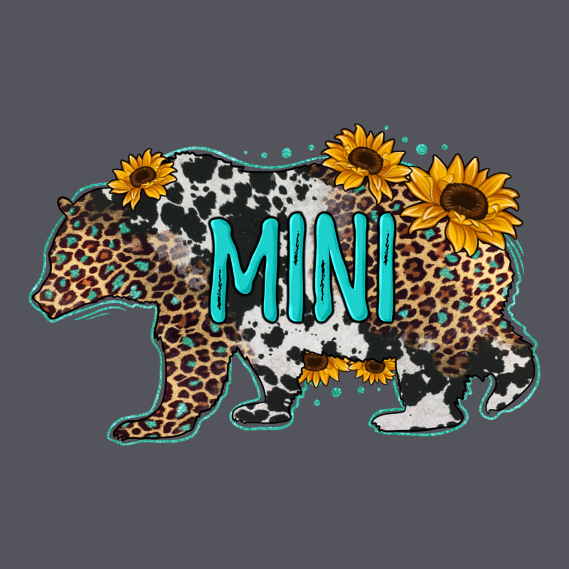 Baby Bear Mini Sunflowers Leopard Cowhide Mother's Day Vintage Hoodie by Jasminsmagicworld | Teevron