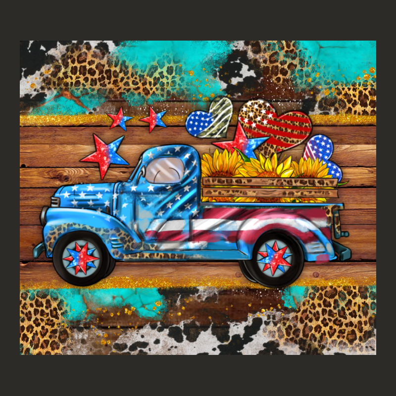 Western  American Truck Sunflowers  Mousepad Heavy Core Tee by HRA Design Shop | Teevron