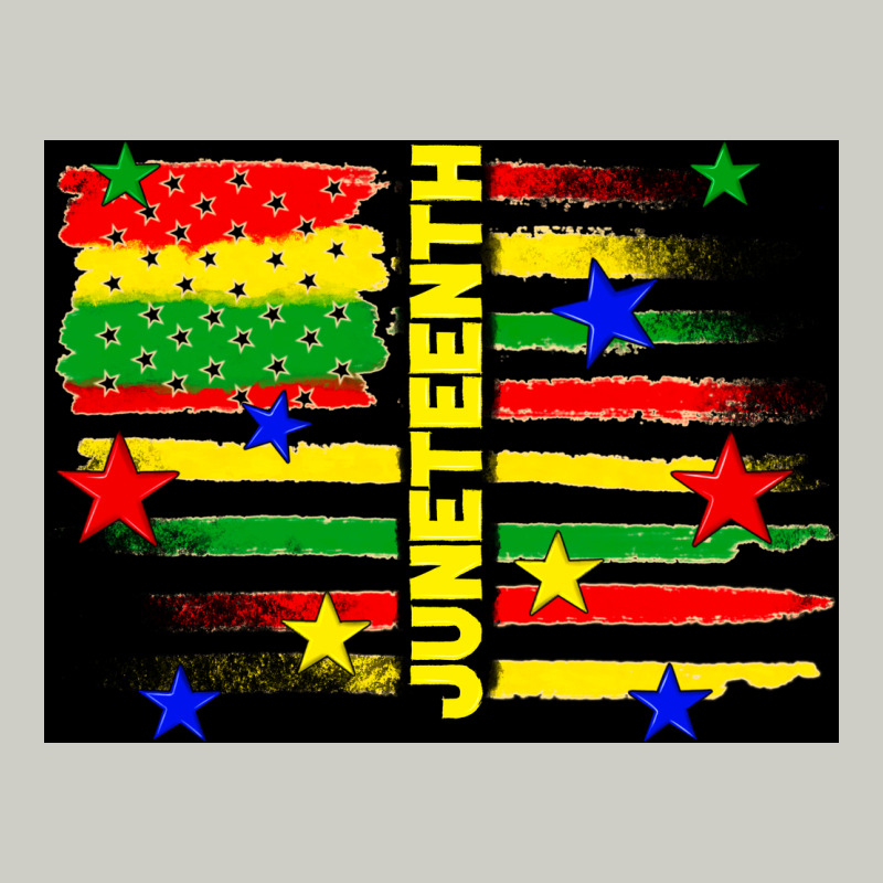 Juneteenth American Flag Heavyweight Hoodie by TumblerDesignByShophia | Teevron