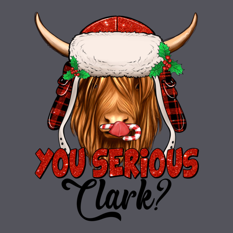 You Serious Clark Highland Cow Vintage Hoodie by Jasminsmagicworld | Teevron