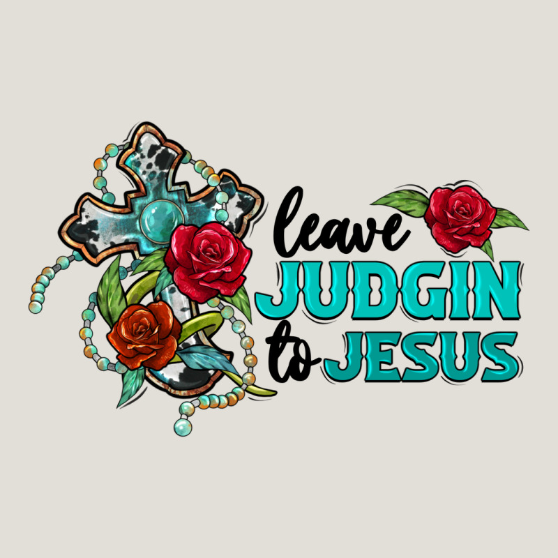 Leave Judgin To Jesus Heavy Core Tee by BarkalooDesign | Teevron