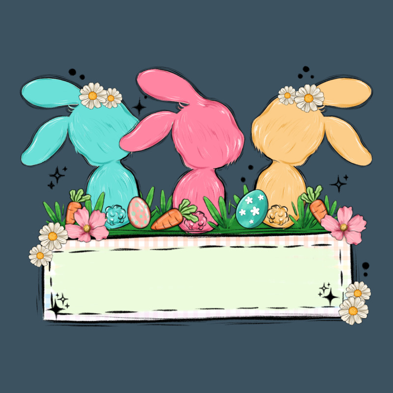 Easter Bunny Trio Urban Heavy Tee by MaliasSmallBusiness | Teevron