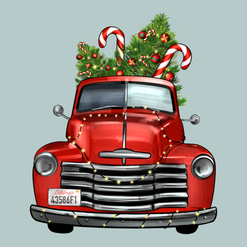 Christmas Trees Truck Heavy Core Tee by FaDigitalArtStudio | Teevron