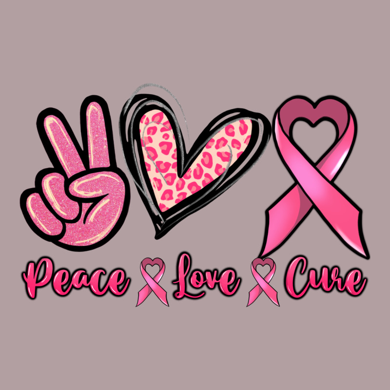 Peace Love Cure Vintage Hoodie by NancyCooperArtShop | Teevron