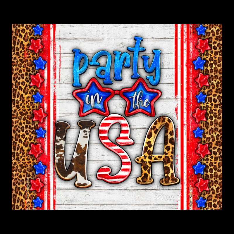 Party In The Usa Ladies Tee by HRA Design Shop | Teevron