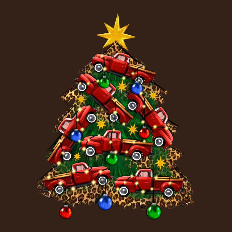 Christmas Truck Tree Heavy Core Tee by FaDigitalArtStudio | Teevron