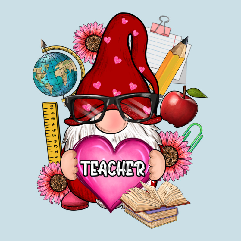 Valentines Day Teacher Gnome Ladies Tee by RanaPortraitStore | Teevron