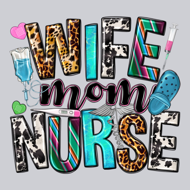Wife Mom Nurse Heavyweight Sweatshirt by NancyCooperArtShop | Teevron