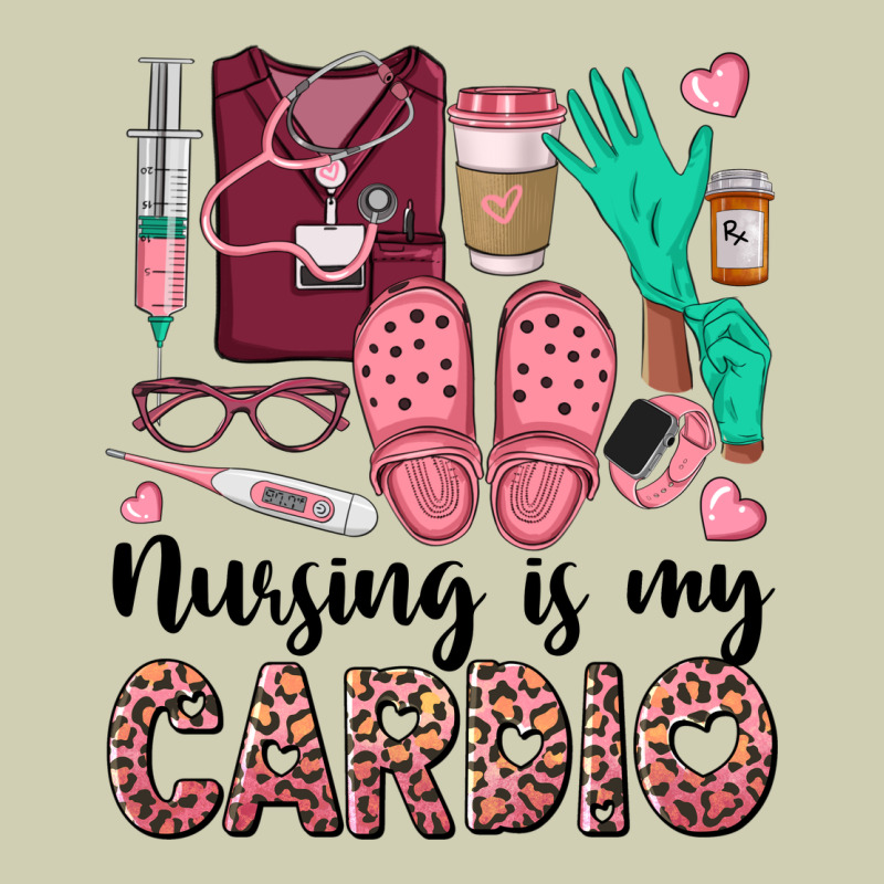 Nursing Is My Cardio Heavy Core Tee by BarkalooDesign | Teevron