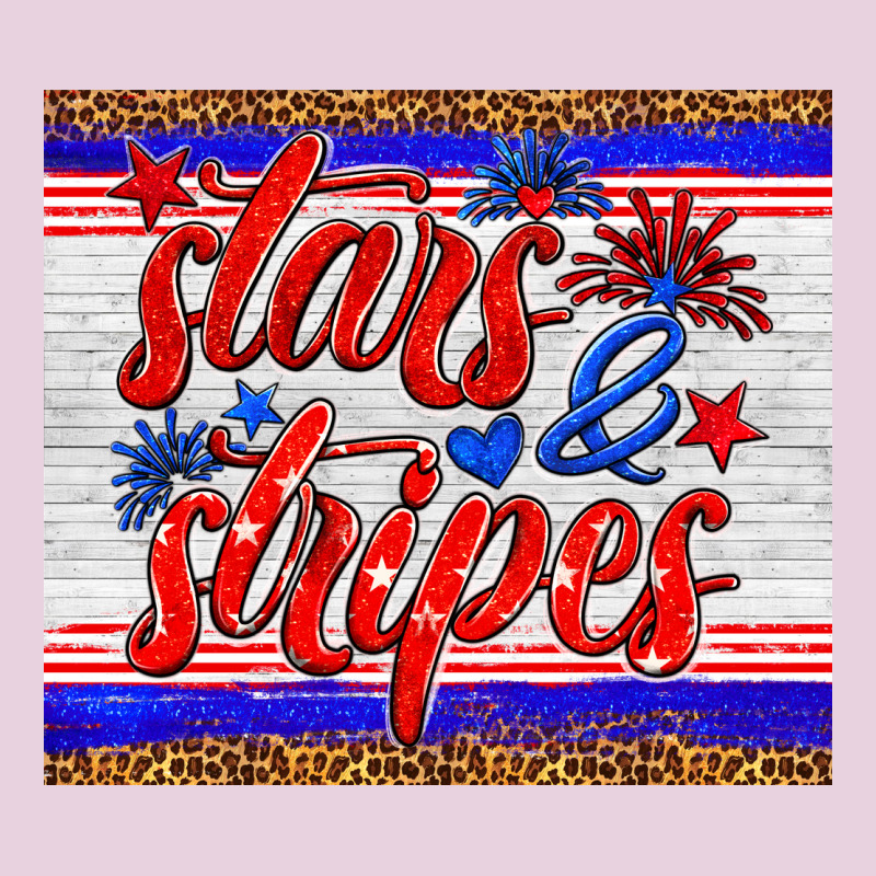 Stars And Stripes Tumbler Ladies Tee by HRA Design Shop | Teevron