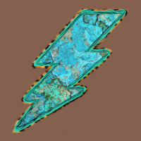 Turquoise Lightning Zipper Hoodie | Teevron