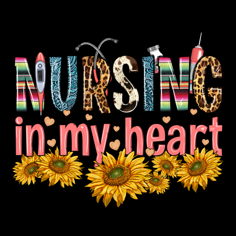 Nursing In My Heart Ladies Tee by FaDigitalArtStudio | Teevron