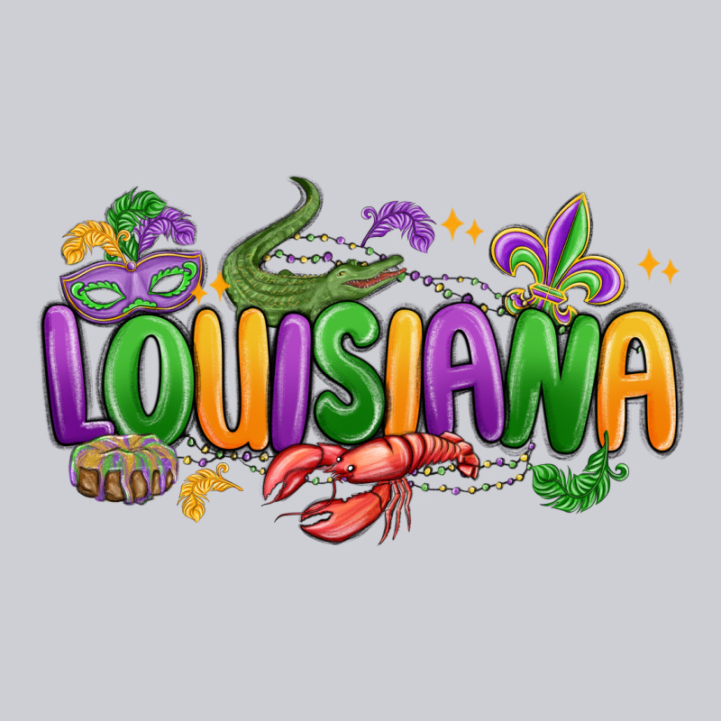 Mardi Gras Louisiana Heavyweight Sweatshirt by MaliasSmallBusiness | Teevron