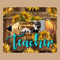 Western Teacher Pencil With Sunflowers Vintage Hoodie | Teevron