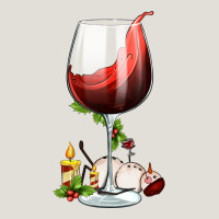 Christmas Wine Glass Heavy Core Tee | Teevron