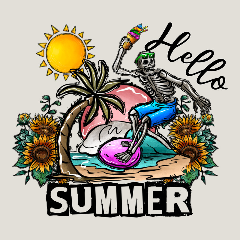 Hello Summer Heavy Core Tee by CowhideDigitalArt | Teevron