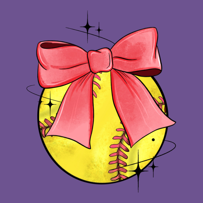 Coquette Softball Bow Vintage Tee by JahusDesignShop | Teevron
