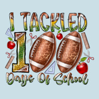I Tackled 100 Days Of School Ladies Tee | Teevron