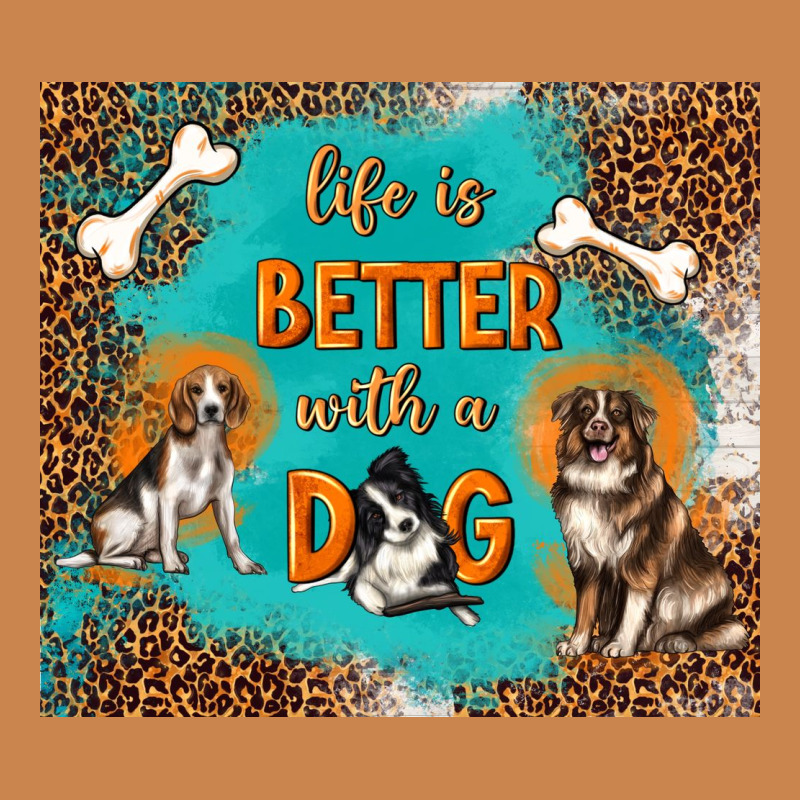 Life Is Better With A Dog Heavyweight Hoodie by TumblerDesignByShophia | Teevron