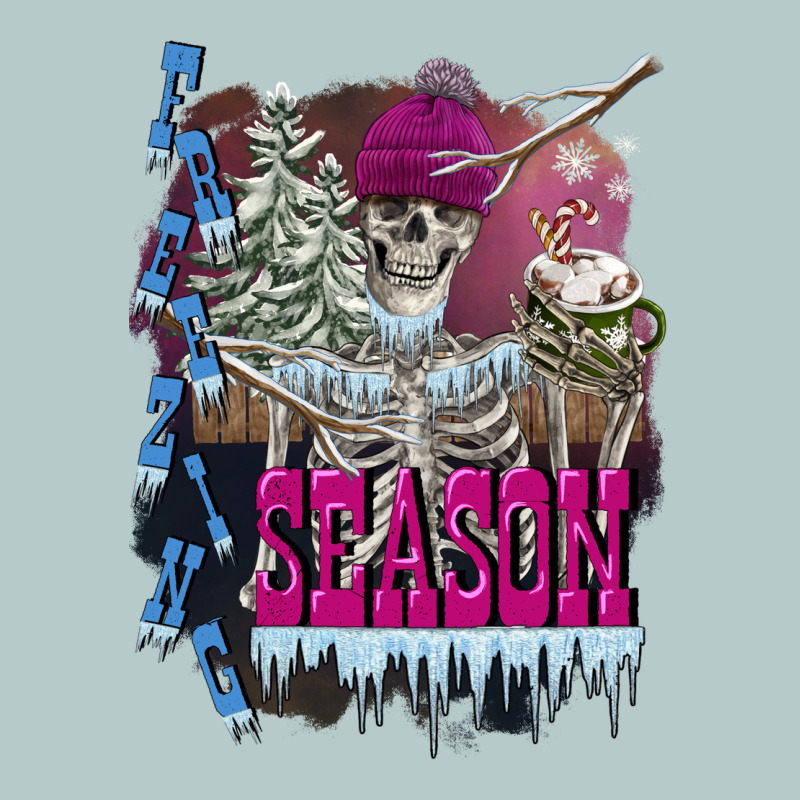 Freezing Season Skeleton Heavy Core Tee by FaDigitalArtStudio | Teevron