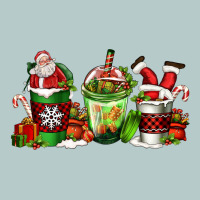 Coffee Cups With Santa Claus Heavy Core Tee | Teevron