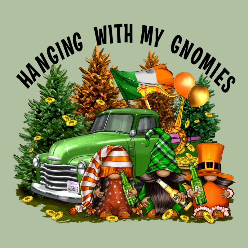 St. Patricks Day Hanging With My Gnomies Urban Hoodie by FaDigitalArtStudio | Teevron