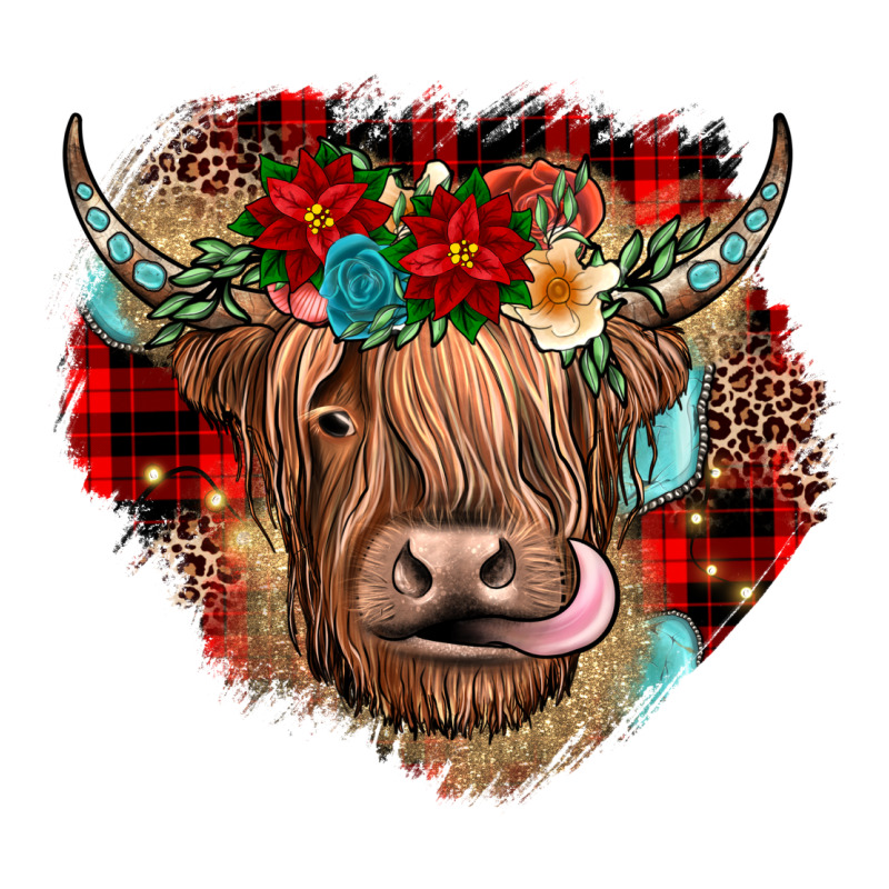 Christmas Cow Gemstone Premium Tee by JahusDesignShop | Teevron