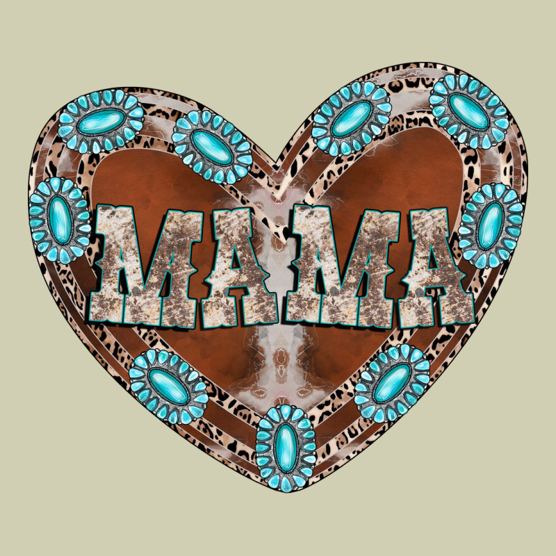 Mama Heart Cowhide Heavy Core Tee by CowhideDigitalArt | Teevron