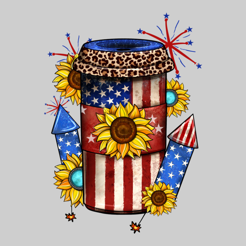4th Of July Coffee Cup Premium Tee by JahusDesignShop | Teevron
