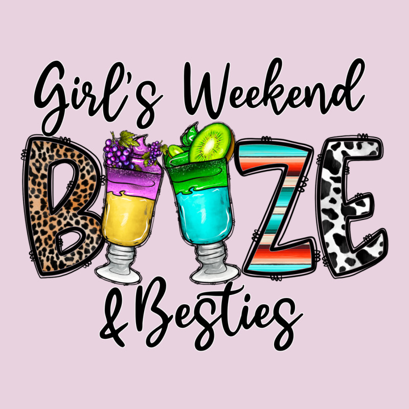 Girl's Weekend Booze & Besties Ladies Tee by CowhideDigitalArt | Teevron