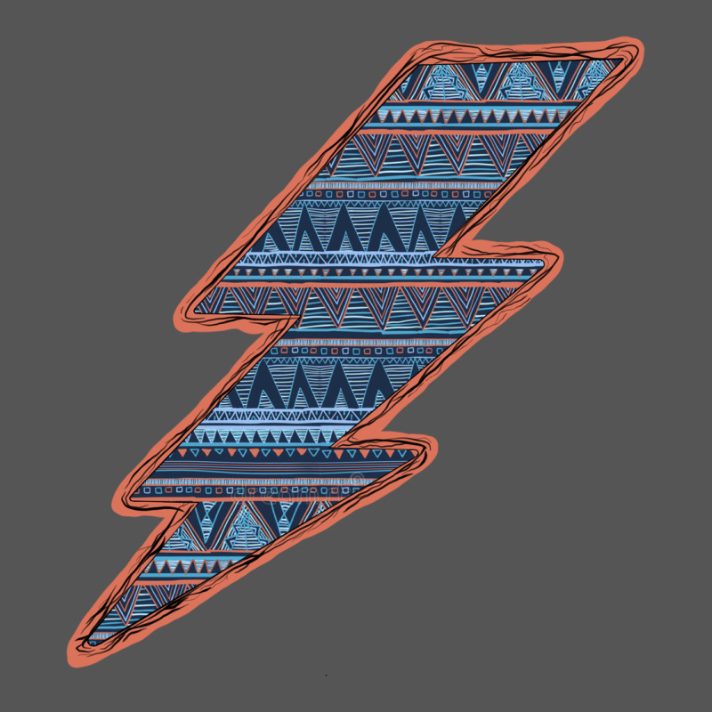 Western Orange Border Aztec Lightning Zipper Hoodie by Bettercallsaul | Teevron