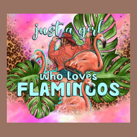 Just A Girl Who Loves Flamingo Premium Hoodie | Teevron