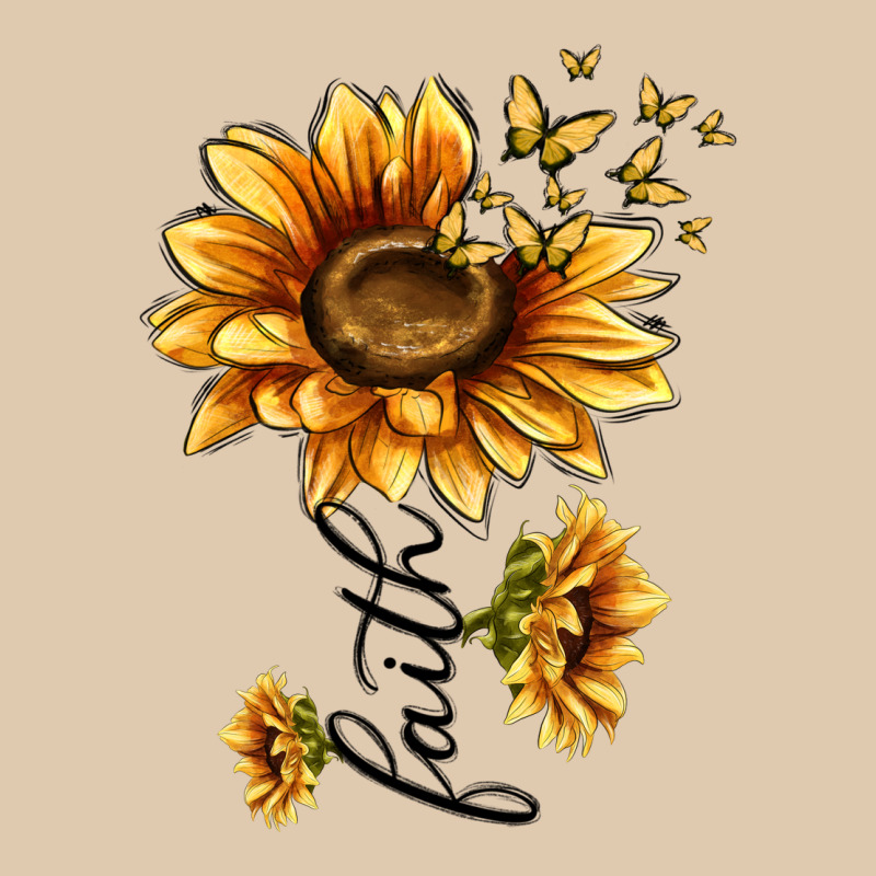 Faith Sunflower Heavyweight Sweatshirt by MaliasSmallBusiness | Teevron