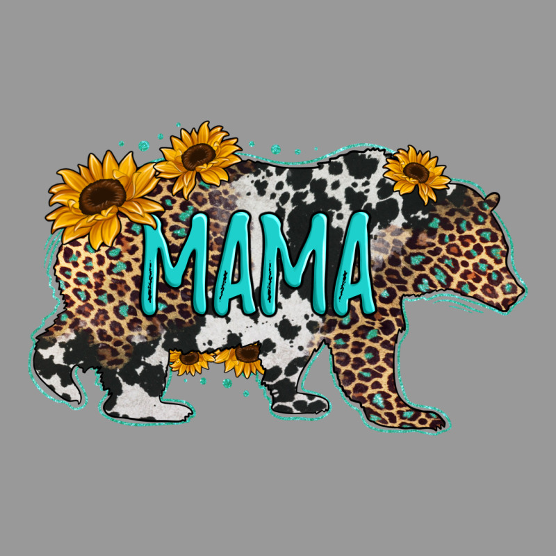Mama Bear Sunflowers Leopard Cowhide Mother's Day Vintage Hoodie by Jasminsmagicworld | Teevron