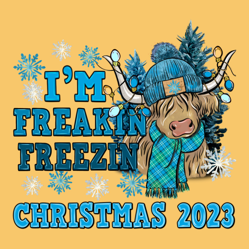 I'm Freakin Freezin Christmas 2023 Vintage Hoodie by NancyCooperArtShop | Teevron