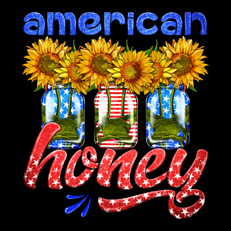 American Honey Sunflower Mason Jar Ladies Tee by HRA Design Shop | Teevron
