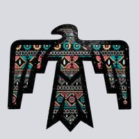 Black Aztec Thunderbird Zipper Hoodie | Teevron