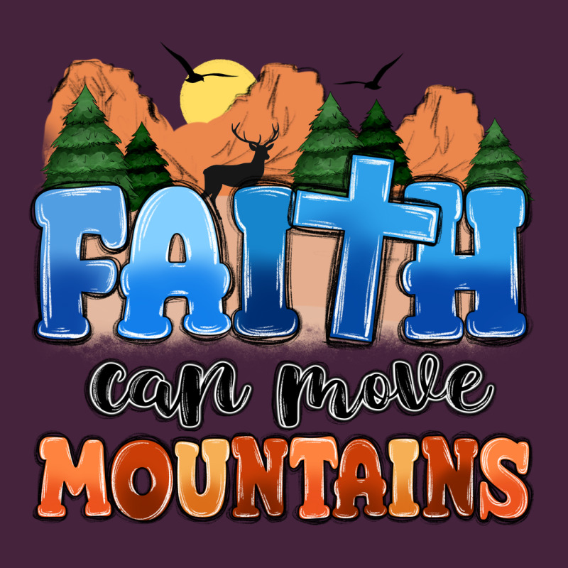 Faith Can Move Mountains Long Sleeve Tee by MaliasSmallBusiness | Teevron