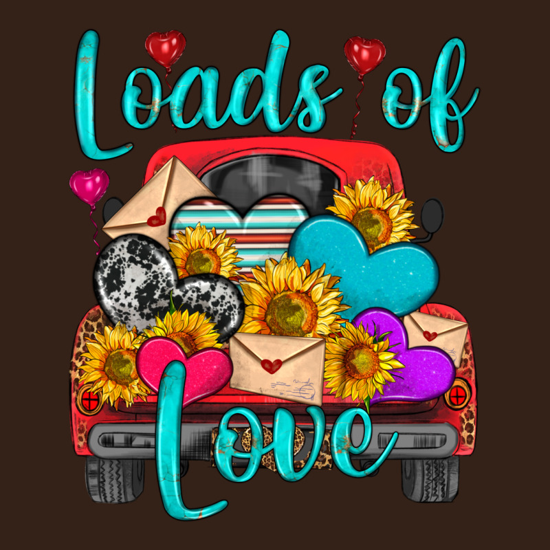 Loads Of Love With Truck Heavy Core Tee by HRA Design Shop | Teevron