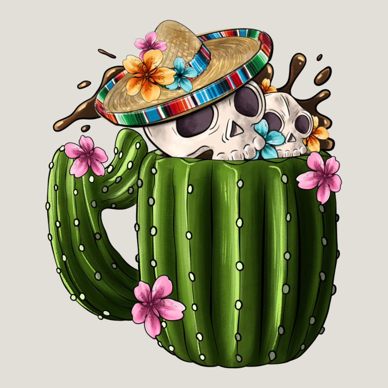 Day Of The Dead Mexican Cactus Heavy Core Tee by FaDigitalArtStudio | Teevron