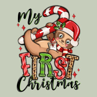 My First Christmas Cute Christmas Sloth Long Sleeve Tee | Teevron
