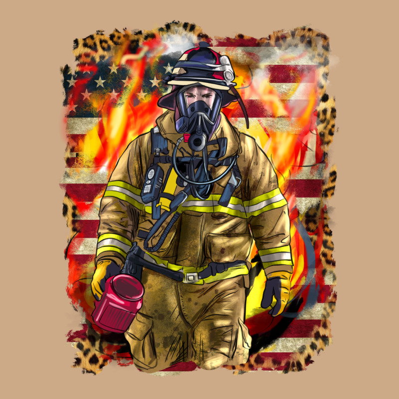 Firefighter Fire And American Vintage Hoodie by LillyAllenDesigns | Teevron
